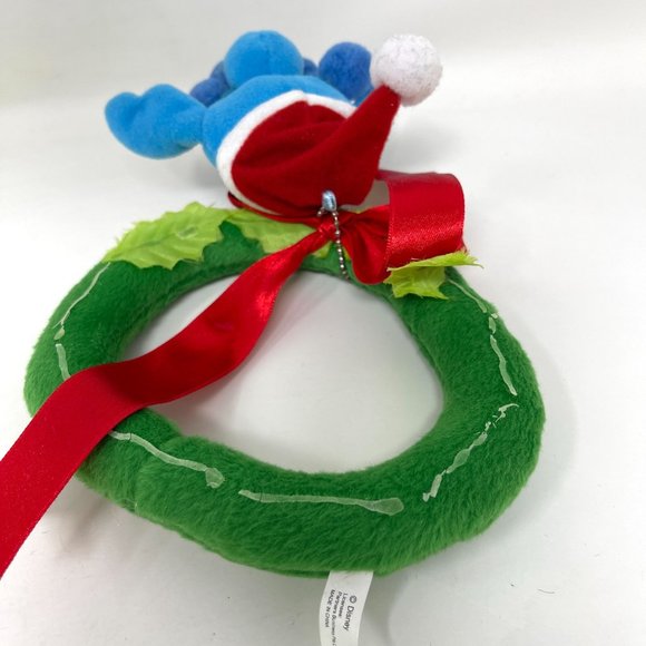 Disney Japan‎ Lilo & Stitch Holiday Christmas Wreath Plush Window Suction Cup - Picture 6 of 6